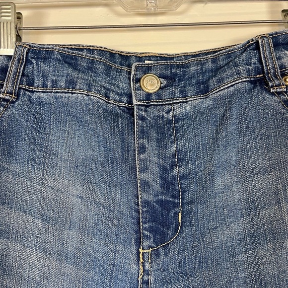 JMS Just My Size Jeans Womens 20W Butterfly Stretch Classic High Rise Plus Y2K - Picture 14 of 16